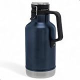 Growler Garrafa Termica 1 9 Litros Dupla Camada Inox Fechamaneto A Vacumm Agua Gelada Azul 