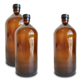 Growler Garrafa Vidro 1 Litro Âmbar 1100ml Leve 3 Pague 2 