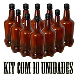 Growler Pet 1000 Ml 1l Com Marcação Ambar Pack Com 10