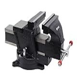 Groz Torno Mecânico De Bancada 35481 De 10 Cm- Com Base Giratória