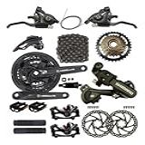 Grupo Kit Marcha Bike 29 21v Freio Disco Transmissão Shimano