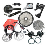 Grupo Kit Relação Shimano 2x8v 16v 36 22d 11 40d C Fr