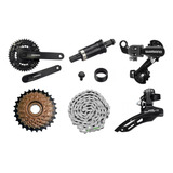 Grupo Shimano Bike 21 Marchas Catraca 7v E Corrente Index