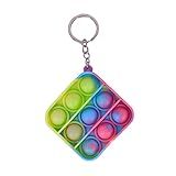 Grupo ShopMix Chaveiro Pop It Fidget Toy Brinquedo Sensorial Anti Stress