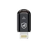 Gshield Controle Remoto Adaptador Infravermelho Universal De Celular Para Eletrônicos Com Alcance De 10 Metros E Case Para Chaveiro Mini Armor Lightning Preto 