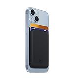 Gshield Porta Cartão Carteira Magnética Compatível Com MagSafe Para Traseira De Celular Preto