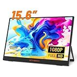 GTMEDIA Monitor Portátil Gtmedia- De Viagem 15-6- Fhd 1080P Para Laptop- Tela Ultrafina Hdr Ips Jogos- Extensor Hdmi Usb-C Com Capa Inteligente Pc- Telefone- Mac- Xbox- Ps4-5 Switch