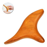 Gua Sha Massageador Madeira 3 Pontas Acupuntura Reflexologia
