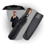 Guarda Chuva Automático Reforçado Contra Vento Cabe Na Bolsa