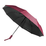 guarda chuva automatico reforcado contra vento mochila vinho