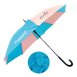 Guarda Chuva Chá Revelação Papel Picado Confete Azul Rosa