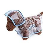 Guarda Chuva De Capa De Chuva Para Cachorro Capas De Chuva Para Cães Pequenos Jaqueta Transparente Capa De Chuva Para Cachorro Meio Poncho Transparente Roupas O Cachorro