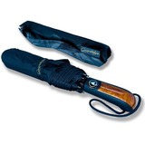 Guarda Chuva Grande Automático Contra Vento Cabe Na Bolsa Cor Preto Desenho Do Tecido Liso Guardalux