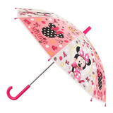Guarda-chuva Infantil Rosa Minnie Disney Licenciado 75x62 Cm