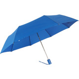 Guarda chuva Sombrinha Mini Abertura Automático Resistente Cor Azul marinho Desenho Do Tecido Liso