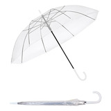 Guarda Chuva Sombrinha Transparente Tipo Portaria