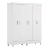 Guarda Roupa Casal 6 Portas Falco Yescasa Branco Cjwt