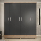 Guarda Roupa Casal 6 Portas Falco Yescasa Df