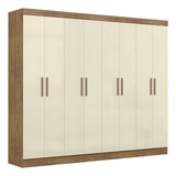 Guarda Roupa Casal 8 Portas 4 Gavetas Paris Espresso Móveis