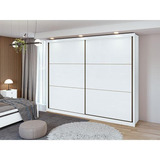 Guarda Roupa Casal Ambiente Toronto Plus Branco Brilho
