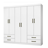 Guarda Roupa Casal Lu 6 Portas