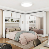Guarda roupa Casal Modulado 5 Portas Santiago 3 Portas Aa