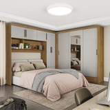 Guarda roupa Casal Modulado 5 Portas Santiago 3 Portas Eb