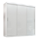 Guarda Roupa Casal Paris 3 Pts Corre 2gav Branco