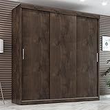 Guarda Roupa Casal Paris 3 Pts Corre 2gav Chocolate