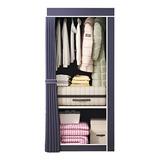Guarda Roupa Dobrável Organizador Portátil Armário Solteiro