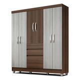 Guarda Roupa Lia 6 Portas Terraro naturaly