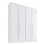 Guarda Roupa Solteiro 4 Portas 3 Gavetas Paris Plus