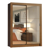 Guarda roupa Solteiro Dallas Madesa 2 Portas De Espelho R Cor Rustic 10945z2e2g