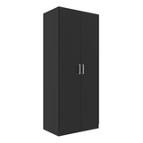 Guarda roupa Solteiro Monarca 2 Portas Cor Preto