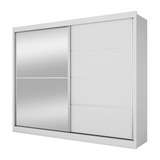 Guarda Roupa Verona Plus 1 Porta Espelho Made Marcs Branco