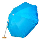 Guarda Sol Neon Cores Praia Piscina Pesca 1 6m Proteção Uv Cor Azul