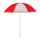Guarda Sol Piscina Praia Pesca Camping 1 50 Metros Vermelho