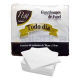 Guardanapo De Papel Branco Luxo Grande 30x33 Macio 500 Und