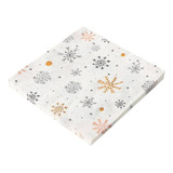 Guardanapo De Papel Folha Dupla Flocos De Neve Natal 20 Unid