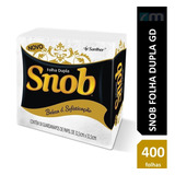 Guardanapo De Papel Folha Dupla Snob Grande Luxo 32x32cm