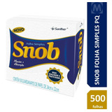 Guardanapo De Papel Folha Simples Pequeno Snob 24x22cm Kit