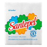 Guardanapo De Papel Folha Simples Santepel 24cm X 22cm Pacote 50 Unidades