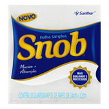 Guardanapo De Papel Folha Simples Snob 24cm X 22cm Pacote 50 Unidades