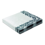 Guardanapo De Papel Luxo Estampado Arabesco Prata 20 Unid