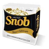 Guardanapo De Papel Snob Folha Dupla Grande 32 5cm Pct 50 Un