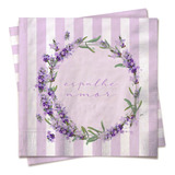 Guardanapo Lavanda 32 5 X 32 5cm C 20 Unidades Cromus