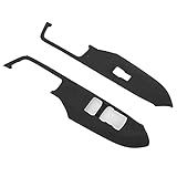 Guarnição De Interruptor De Janela Painel De Interruptor De Janela Elegante Peso Leve Para Substituição De Carro Para Ford Mustang 2015 2021 LHD A Preto E Cinza 