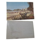 Guarujá Sp Antigo Cartão Postal Praia Pitangueiras
