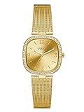 GUESS Relógio Com Pulseira Quadrada Arredondada Dourado NS Relógio De Quartzo