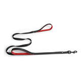 Guia Duplo Puxador Preto E Vermelho 1 5m Mimo Pp048